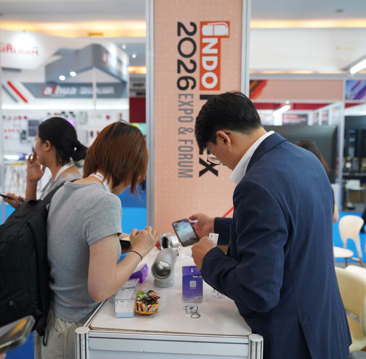 Visitors at Indo Firex